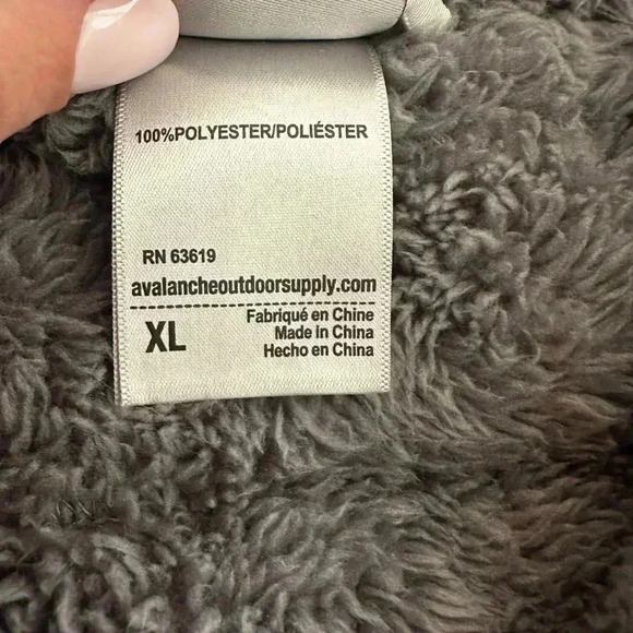 Avalanche Outdoor Supply Co Caney Sherpa Jacket Gray Women’s XL - Picture 6 of 8